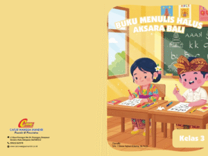 Buku Menulis Halus Aksara Bali untuk SD/MI Kelas 3