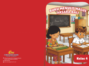 Buku Menulis Halus Aksara Bali untuk SD/MI Kelas 4