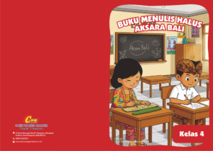 Buku Menulis Halus Aksara Bali untuk SD/MI Kelas 4