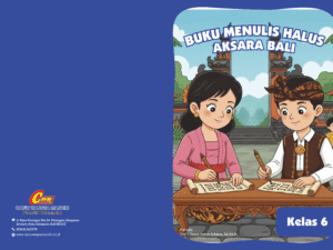 Buku Menulis Halus Aksara Bali untuk SD/MI Kelas 6